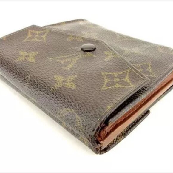 Louis Vuitton Wallet Purse Monogram Canvas Brown Woman Authentic Used T8329 - Picture 4 of 7
